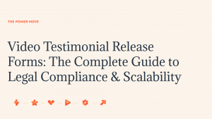 video testimonial release