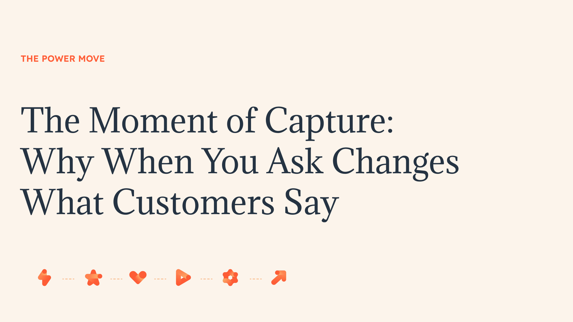 The Moment of Capture: Why Timing Changes Customer Videos